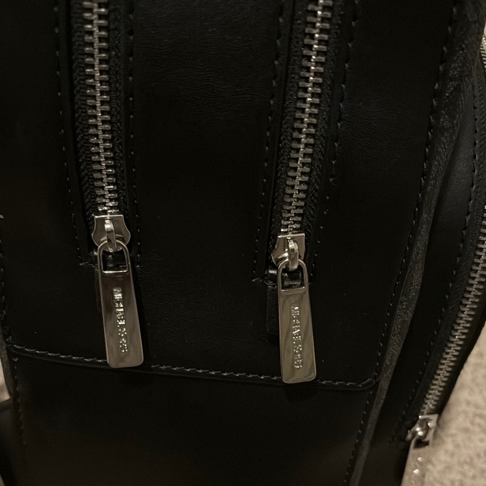 Michael Kors Black Quilted Backpack with matching wallet - Picture 10 of 15